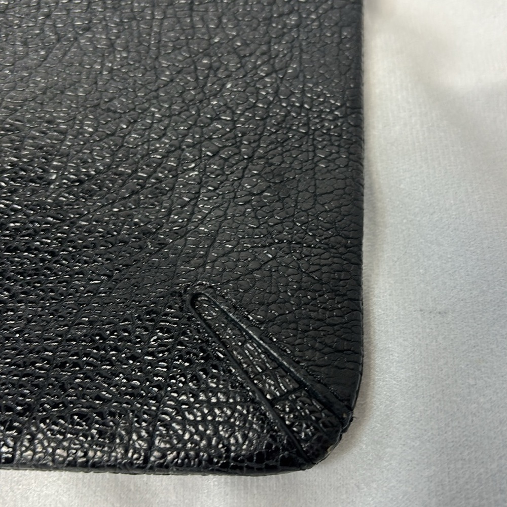 Rag & Bone Black pebbled Leather 11x8 clutch purse bag - Picture 8 of 13